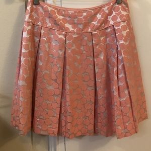 Anthropologie Pink Skater Skirt